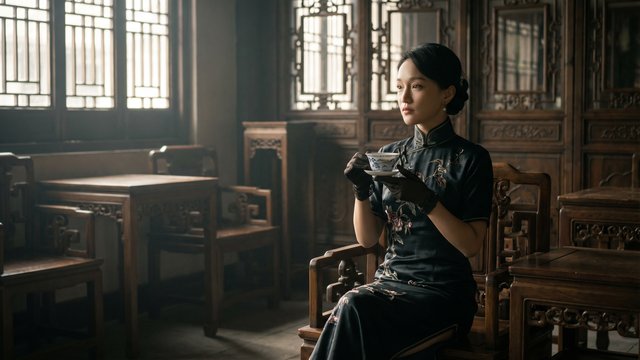 校花传媒复古海派风情